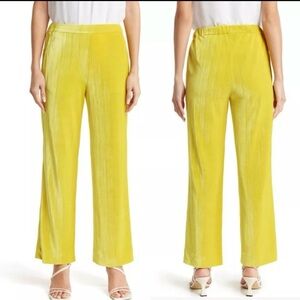 ST John NWT citrine yellow gold  color velvet pants size large